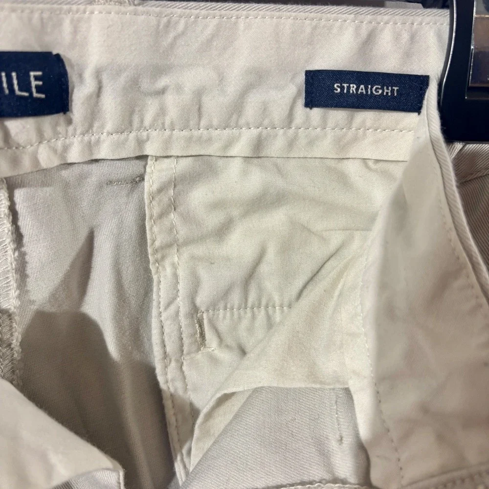 J. Crew Mercantile Flex Slim Straight Chino Pants Men's Size‎ W30xL30 Tan Casual